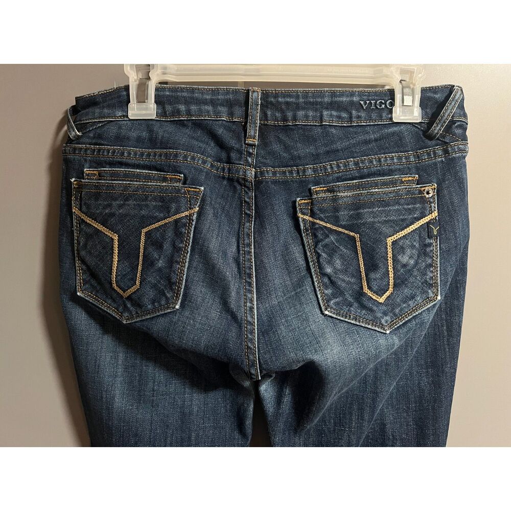 Vigoss Studio Women Straight Leg Denim Medium Wash Jeans P6194A 30 Cotton - Picture 5 of 8